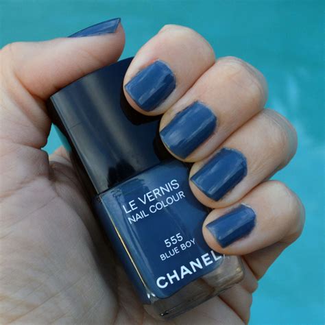 chanel nail polish blue boy|Chanel nail colors 2021.